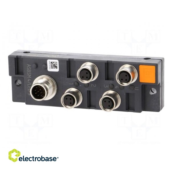 Distribution box | M8 | PIN: 3 | socket | 1.5A | with LED indicators image 3
