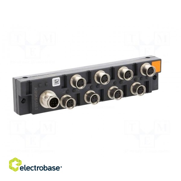 Distribution box | M8 | PIN: 3 | socket | 1.5A | -25÷70°C | IP67 | 30VDC фото 2