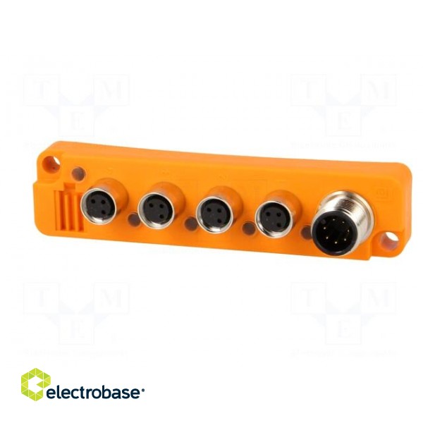 Distribution box | M8 | PIN: 3 | socket | 2A | with LED indicators | IP67 фото 3