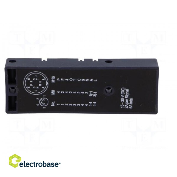 Distribution box | M8 | PIN: 4 | socket | 6A | -20÷80°C | IP67 | IN: 4 | OUT: 1 image 7