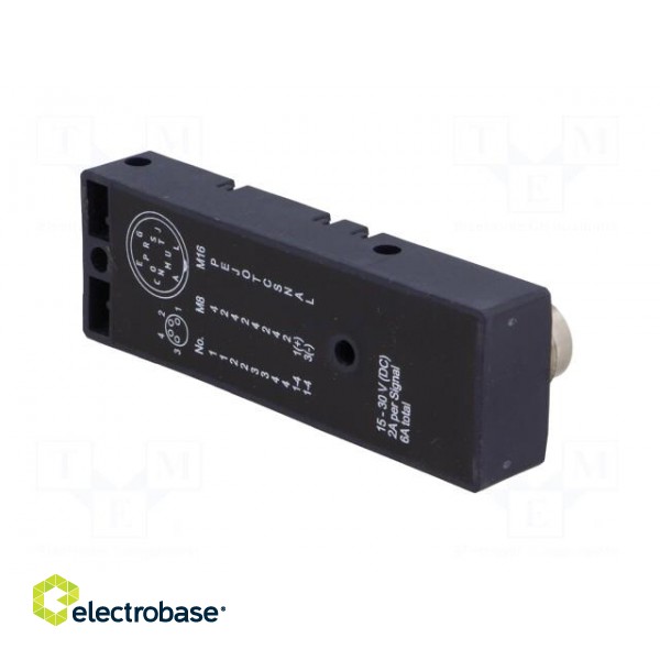 Distribution box | M8 | PIN: 4 | socket | 6A | -20÷80°C | IP67 | IN: 4 | OUT: 1 image 8