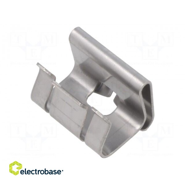 Cover clamp | A2 stainless steel | Application: for cable tray