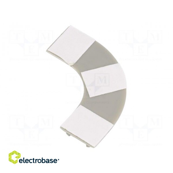 L-connector-base | Colour: grey | Mat: ABS | UL94HB image 1