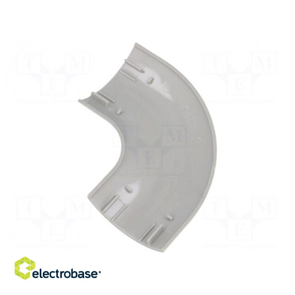 L-connector-cover | Colour: grey | Mat: ABS | UL94HB фото 2