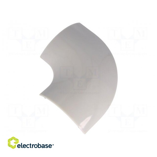 L-connector-cover | grey | ABS | UL94HB | RD-60 image 1