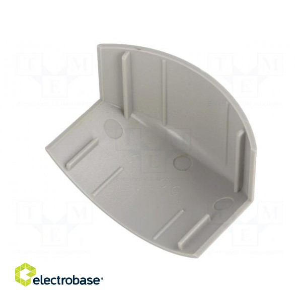 Outside corner | Colour: grey | Mat: ABS | UL94HB | Application: RD-60 image 2