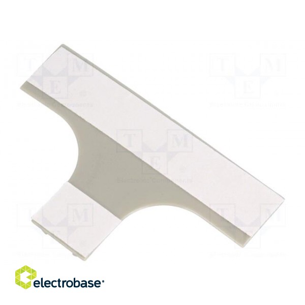 T-connector-base | grey | ABS | UL94HB | RD-20 image 1
