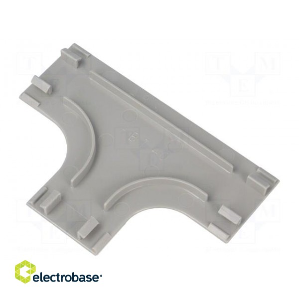T-connector-base | grey | ABS | UL94HB | RD-40 image 2
