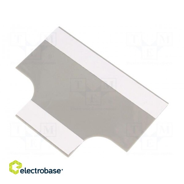 T-connector-base | grey | ABS | UL94HB | RD-60 image 1