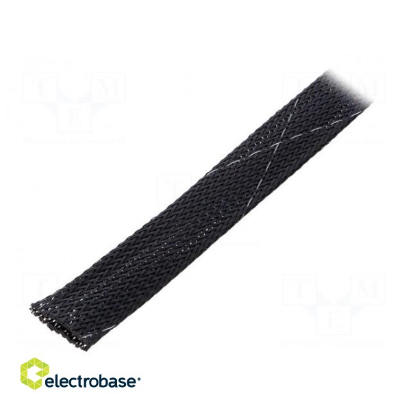 Polyester conduit | Braid diameter: 12.7÷31.8,nom.19.1mm | black
