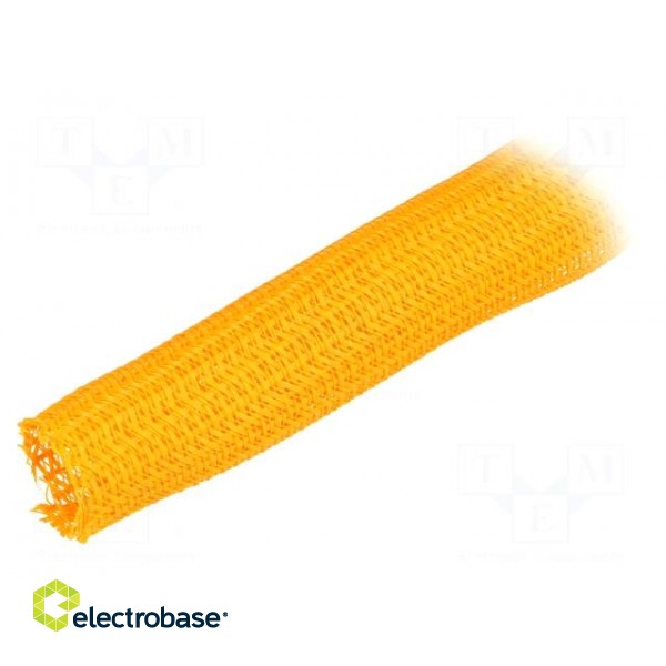Polyester braid | ØBraid : 19.05mm | polyester | orange | -70÷125°C
