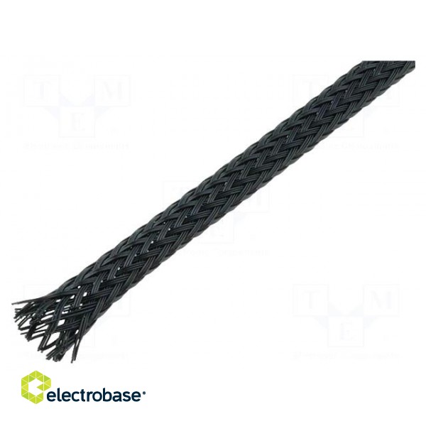 Polyester braid | ØBraid : 14÷26,nom.20mm | PET,polyester | black