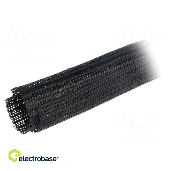 Polyester conduit | Braid diameter: 50.8mm | Mat: polyester | black