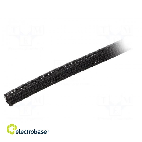 Polyester conduit | Braid diameter: 6.35mm | Mat: polyester | black