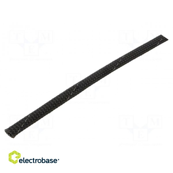 Polyester braid | ØBraid : 7÷13nom.8mm | polyester | black