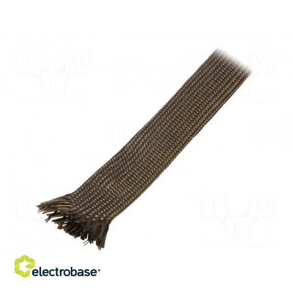 Insulating tube | basalt fiber | khaki | -260÷560°C | Øint: 12mm | TBA