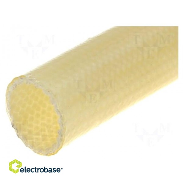 Insulating tube | fiberglass | -25÷155°C | Øint: 10mm | 5kV/mm | reel