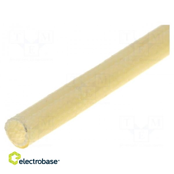 Insulating tube | fiberglass | -25÷155°C | Øint: 2.5mm | 5kV/mm | reel