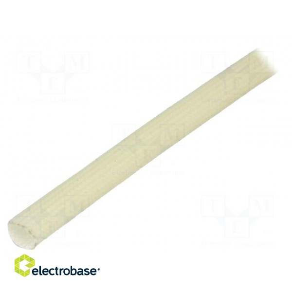 Insulating tube | fiberglass | -25÷155°C | Øint: 3mm | 5kV/mm | reel