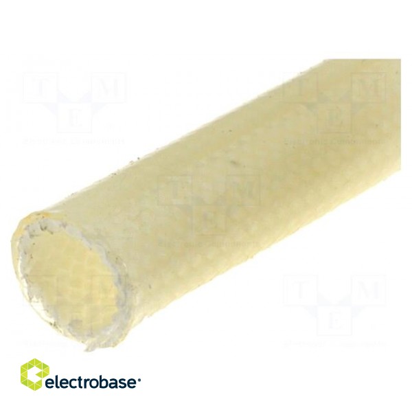 Insulating tube | fiberglass | -25÷155°C | Øint: 4mm | 5kV/mm | reel