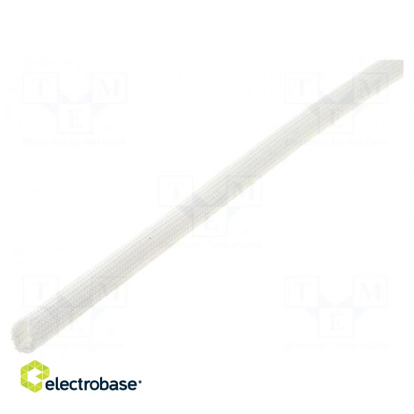 Insulating tube | fiberglass | -40÷180°C | Øint: 4.5mm | 4.3kV/mm