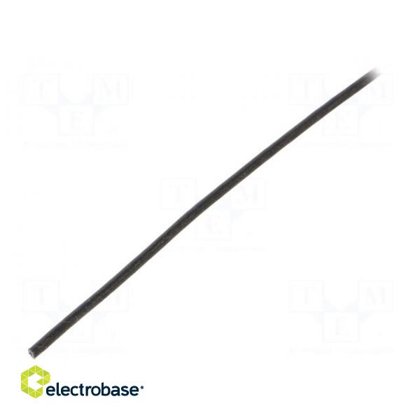 Insulating tube | fiberglass | black | -20÷155°C | Øint: 1mm