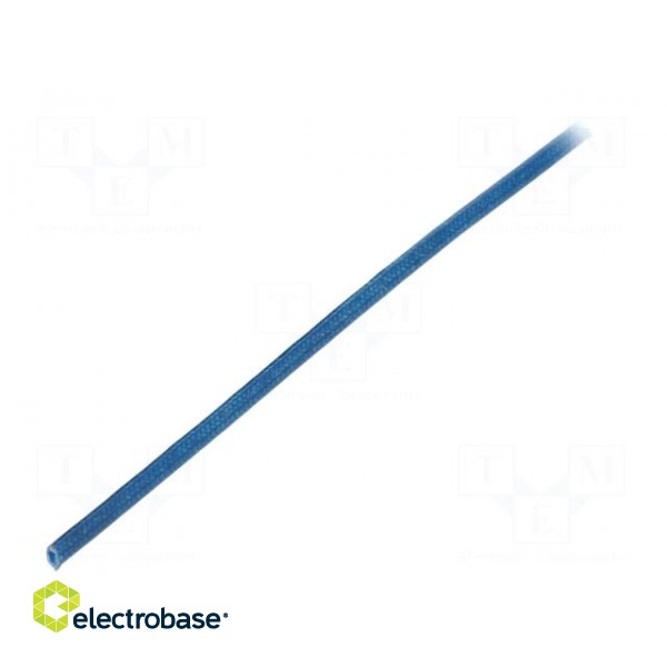 Insulating tube | fiberglass | blue | -20÷155°C | Øint: 1mm image 1