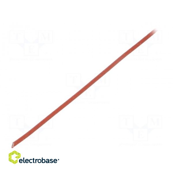 Insulating tube | fiberglass | brick red | -60÷250°C | Øint: 500um