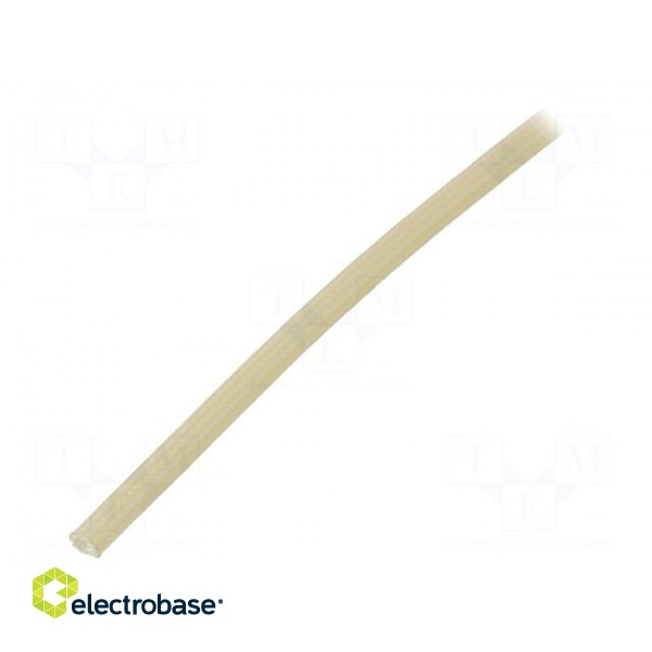 Insulating tube | fiberglass | natural | -20÷155°C | Øint: 1.5mm