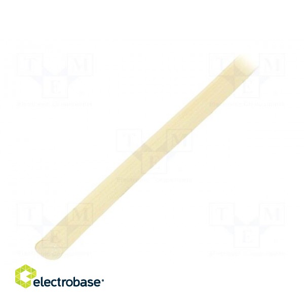 Insulating tube | fiberglass | natural | -20÷155°C | Øint: 4.5mm