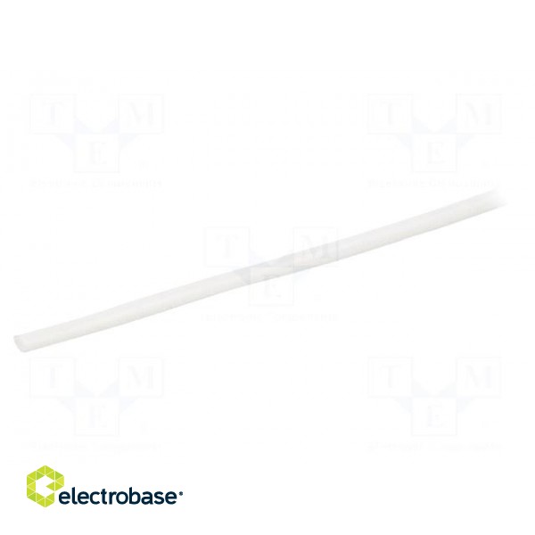 Insulating tube | fiberglass | natural | max.180°C | Øint: 2mm paveikslėlis 1