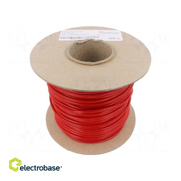 Insulating tube | fiberglass | red | -20÷155°C | Øint: 2.5mm image 2