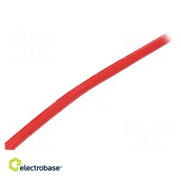 Insulating tube | fiberglass | red | -20÷155°C | Øint: 2.5mm image 1