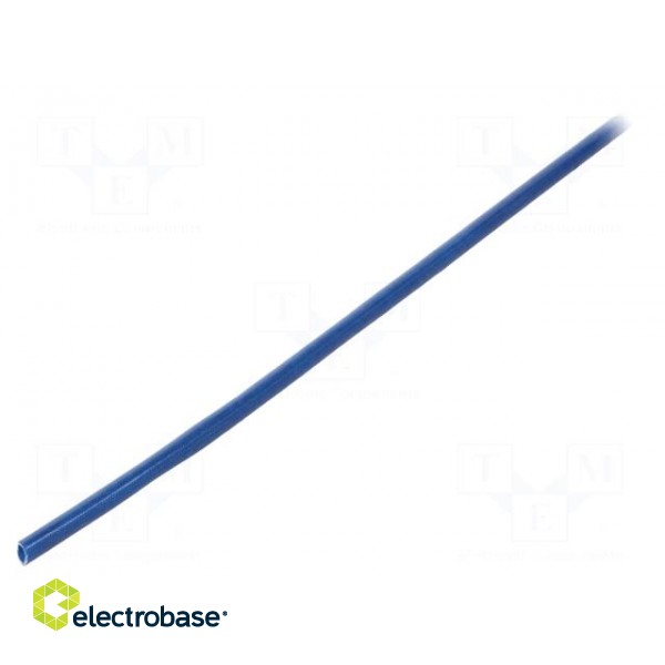 Insulating tube | fiberglass | blue | -20÷155°C | Øint: 3.5mm