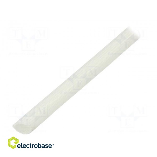 Insulating tube | fiberglass | natural | max.180°C | Øint: 5mm