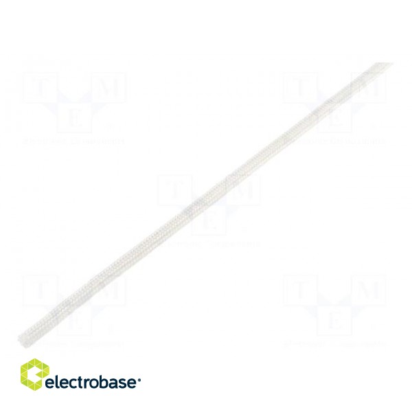Insulating tube | fiberglass | -40÷180°C | Øint: 1.5mm | 4.3kV/mm