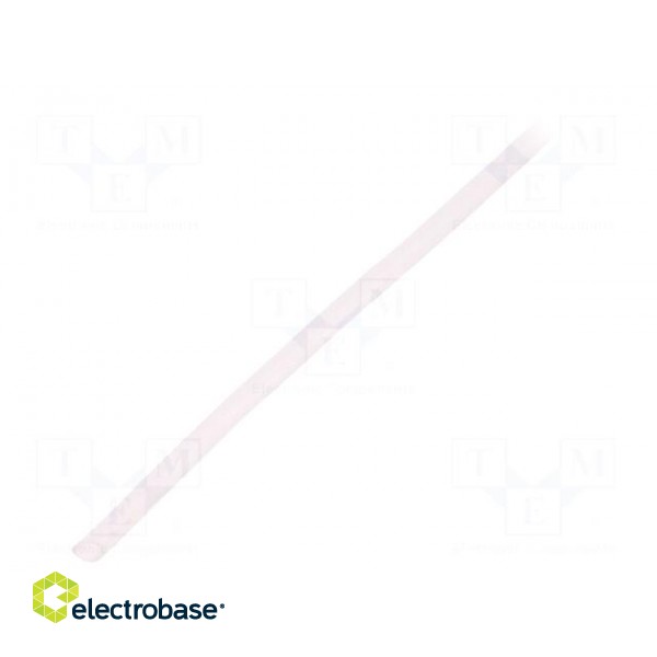 Insulating tube | Mat: silicone | transparent | -50÷200°C | L: 250m image 2