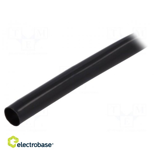 Insulating tube | PVC | black | -20÷125°C | Øint: 10mm | L: 200m | UL94V-0