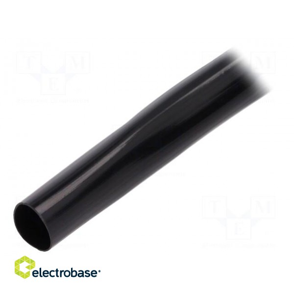 Insulating tube | PVC | black | -20÷125°C | Øint: 16mm | L: 10m | UL94V-0