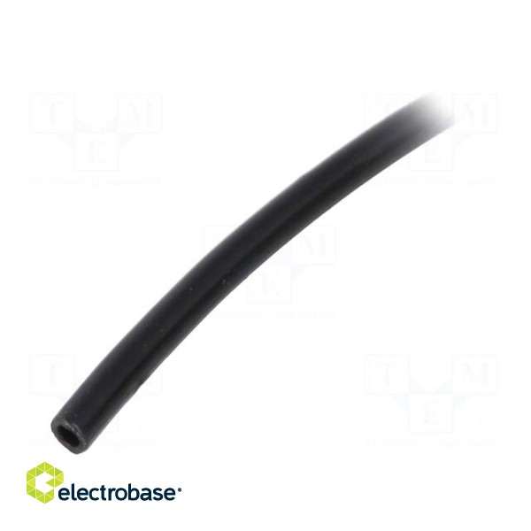 Insulating tube | Mat: PVC | black | -20÷125°C | Øint: 1mm | L: 10m