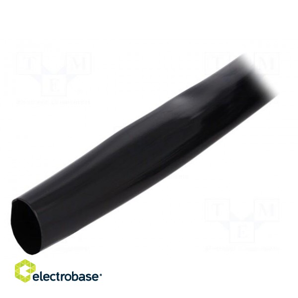 Insulating tube | Mat: PVC | black | -20÷125°C | Øint: 20mm | L: 100m