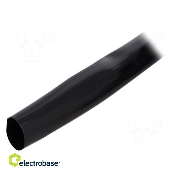Insulating tube | Mat: PVC | black | -20÷125°C | Øint: 20mm | L: 10m