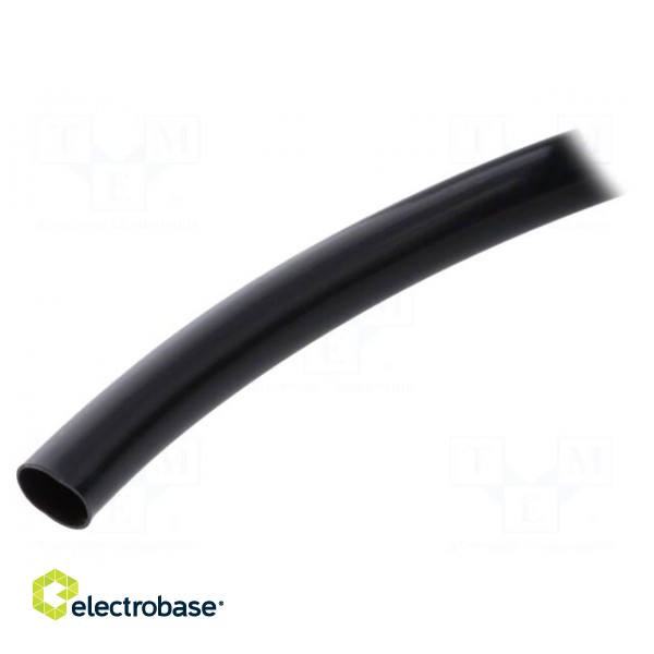 Insulating tube | PVC | black | -20÷125°C | Øint: 8mm | L: 10m | UL94V-0