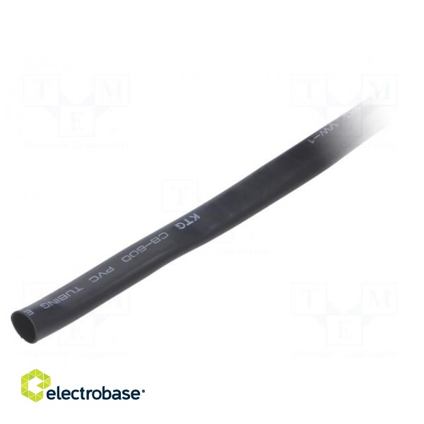 Insulating tube | PVC | black | 6.68mm
