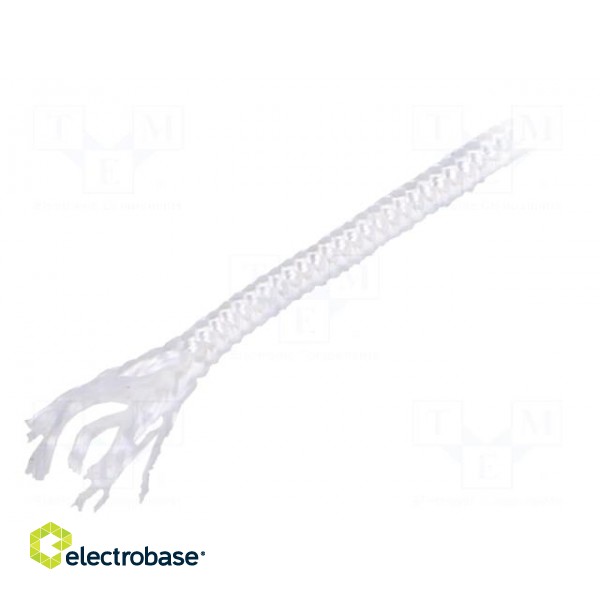 Insulating tube | silica fiber | white | max.1050°C | Øint: 1.5mm