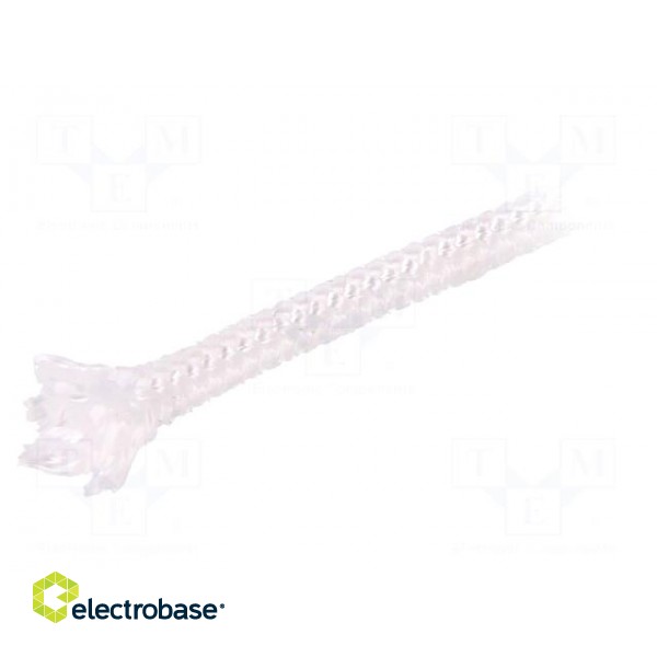 Insulating tube | Mat: silica fibre | white | max.1050°C | Øint: 1mm