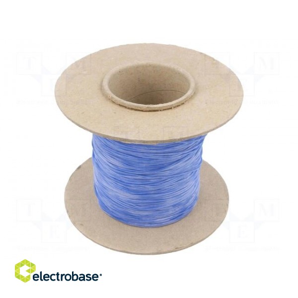 Insulating tube | silicone | blue | Øint: 0.5mm | Wall thick: 0.2mm фото 2