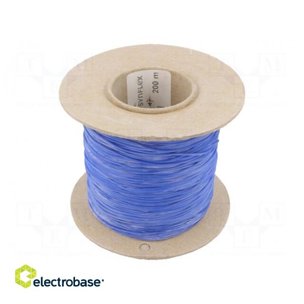 Insulating tube | silicone | blue | Øint: 0.8mm | Wall thick: 0.4mm paveikslėlis 2