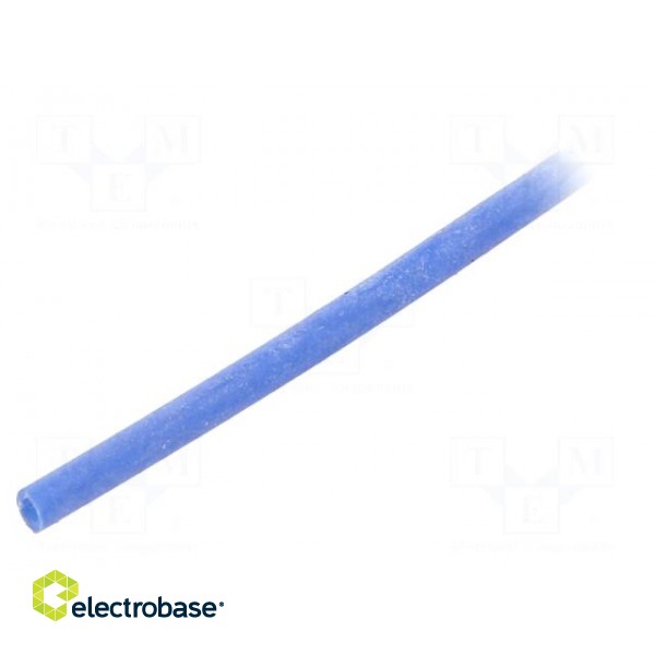Insulating tube | silicone | blue | Øint: 1.5mm | Wall thick: 0.4mm image 1
