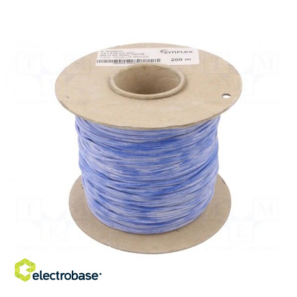 Insulating tube | silicone | blue | Øint: 1.5mm | Wall thick: 0.4mm image 2